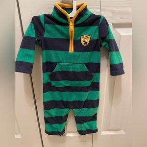 Carters baby fleece jumpsuit 12 months